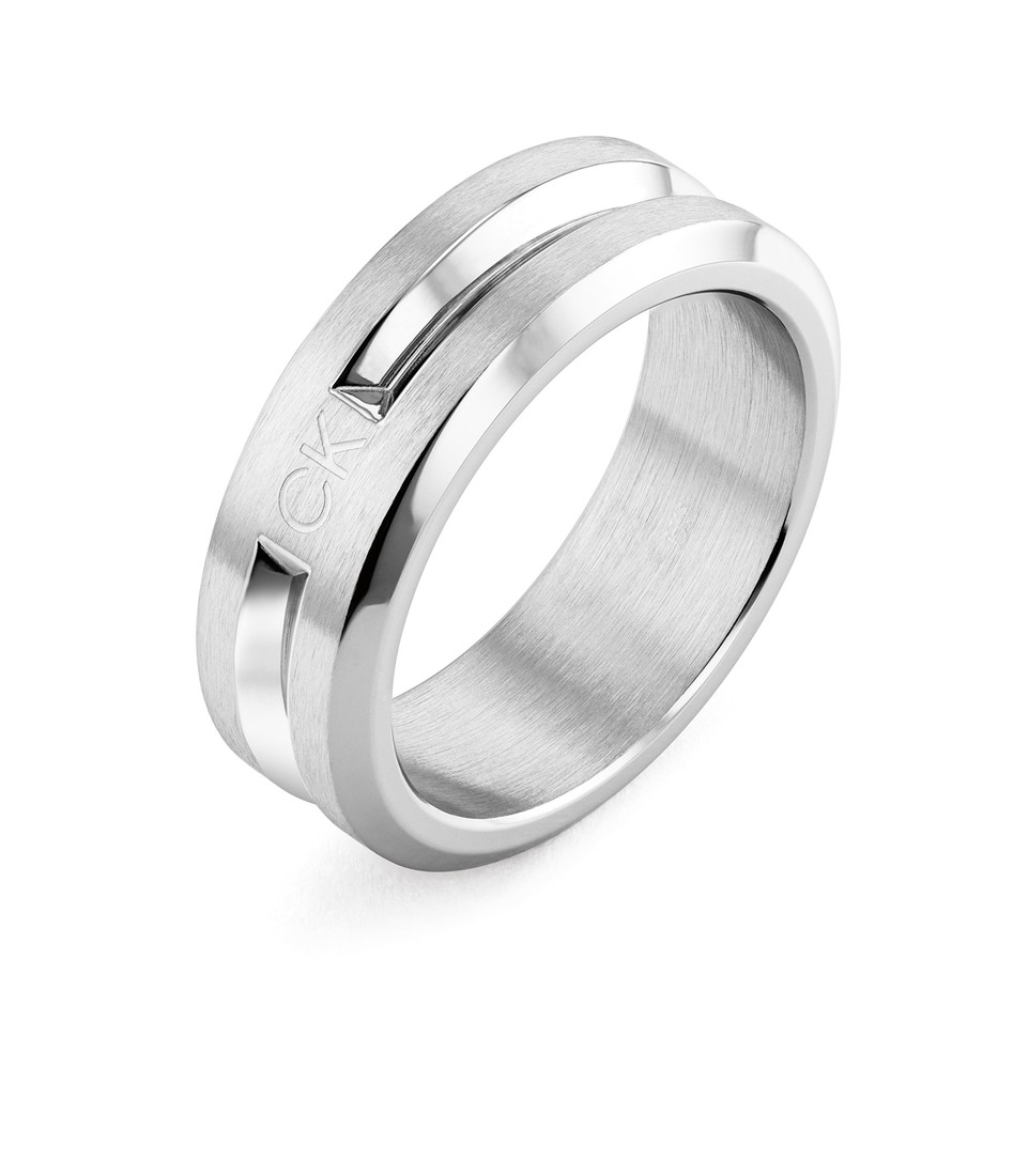 Calvin Klein Luxusný oceľový prsteň pre mužov Intersection 35000324 60 mm