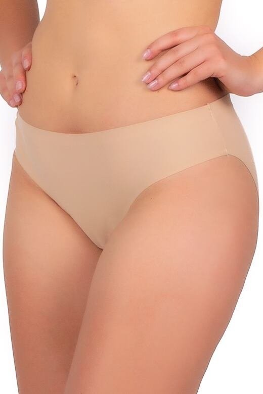 Bezšvové nohavičky Mini Bikini béžové