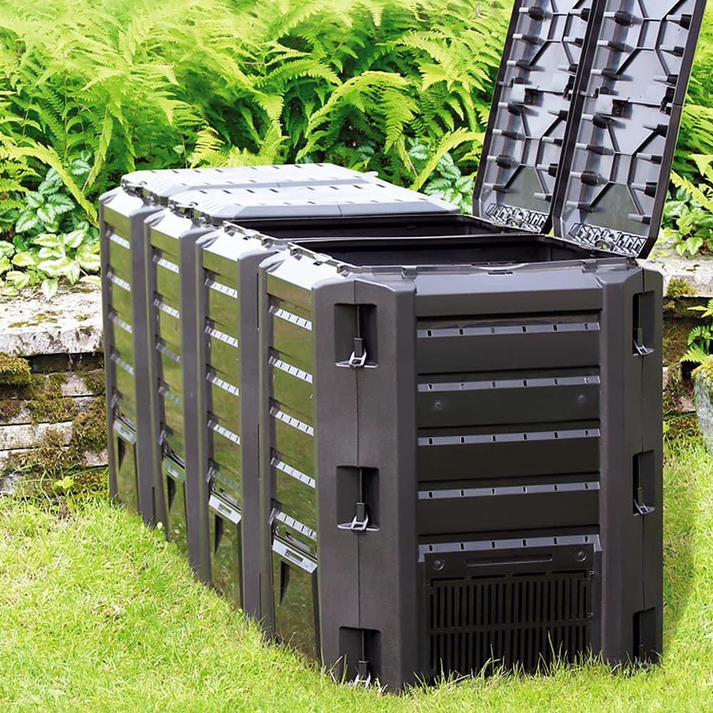 Záhradný kompostér 1600L D6394 čierna Dekorhome