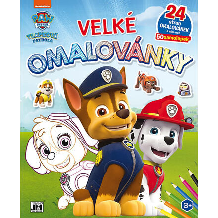 Jiri Models Paw Patrol Veľké omaľovánky