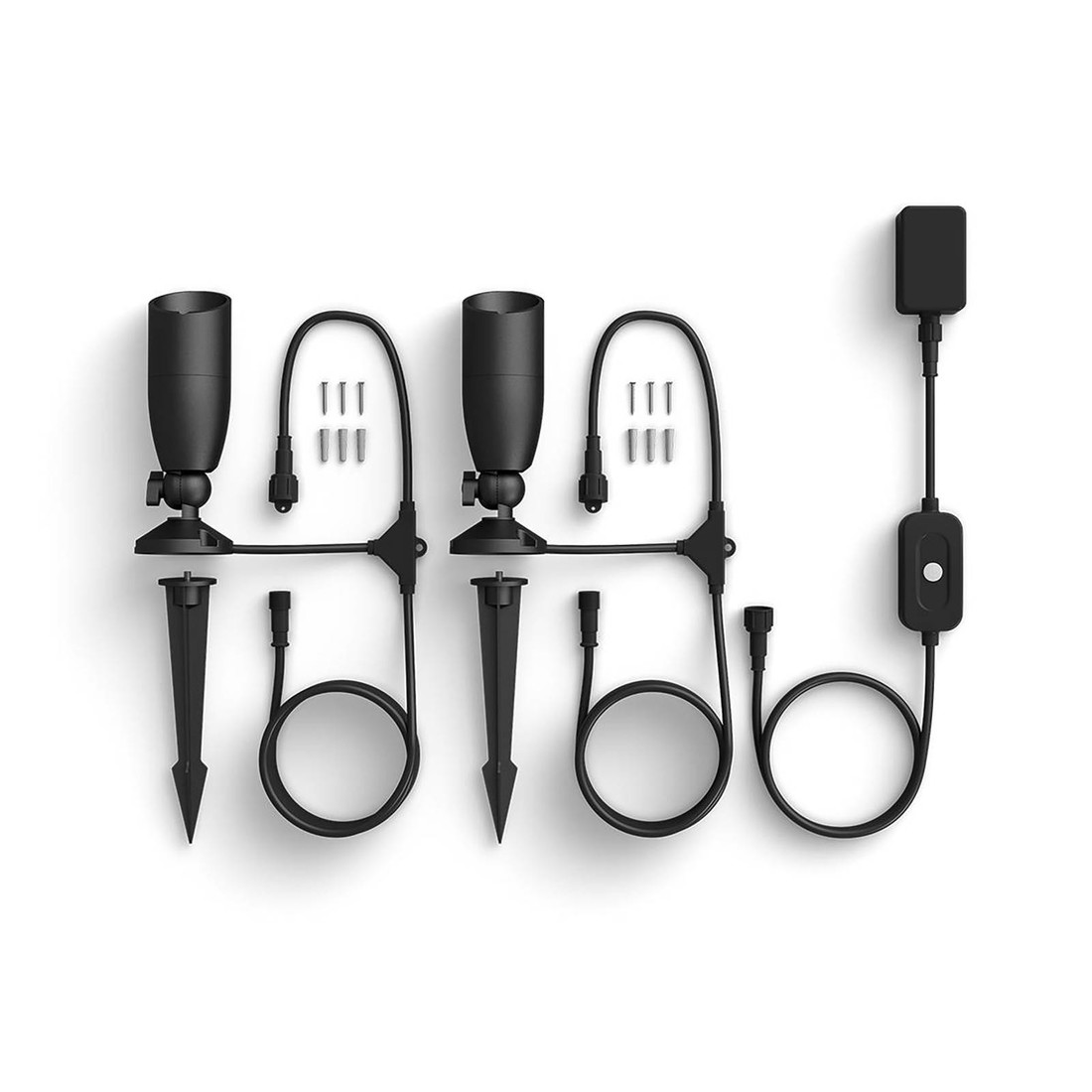 WiZ LED bodové svetlá Ground Starter-Kit 2xbalenie