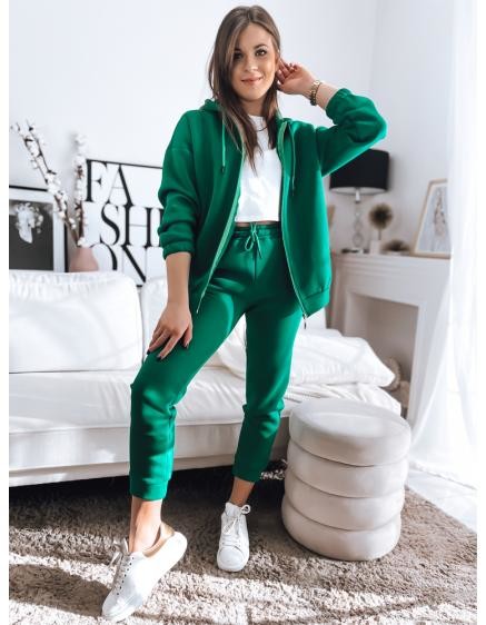 Dámska mikinová súprava AMILIA PREMIUM zelená