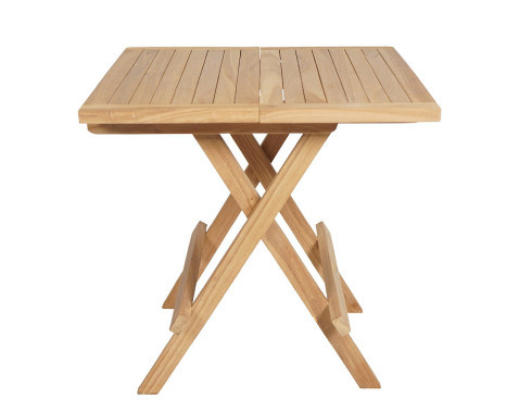 Záhradný konferenčný stolík Jakarta 50x50 cm, skladacia, teak%