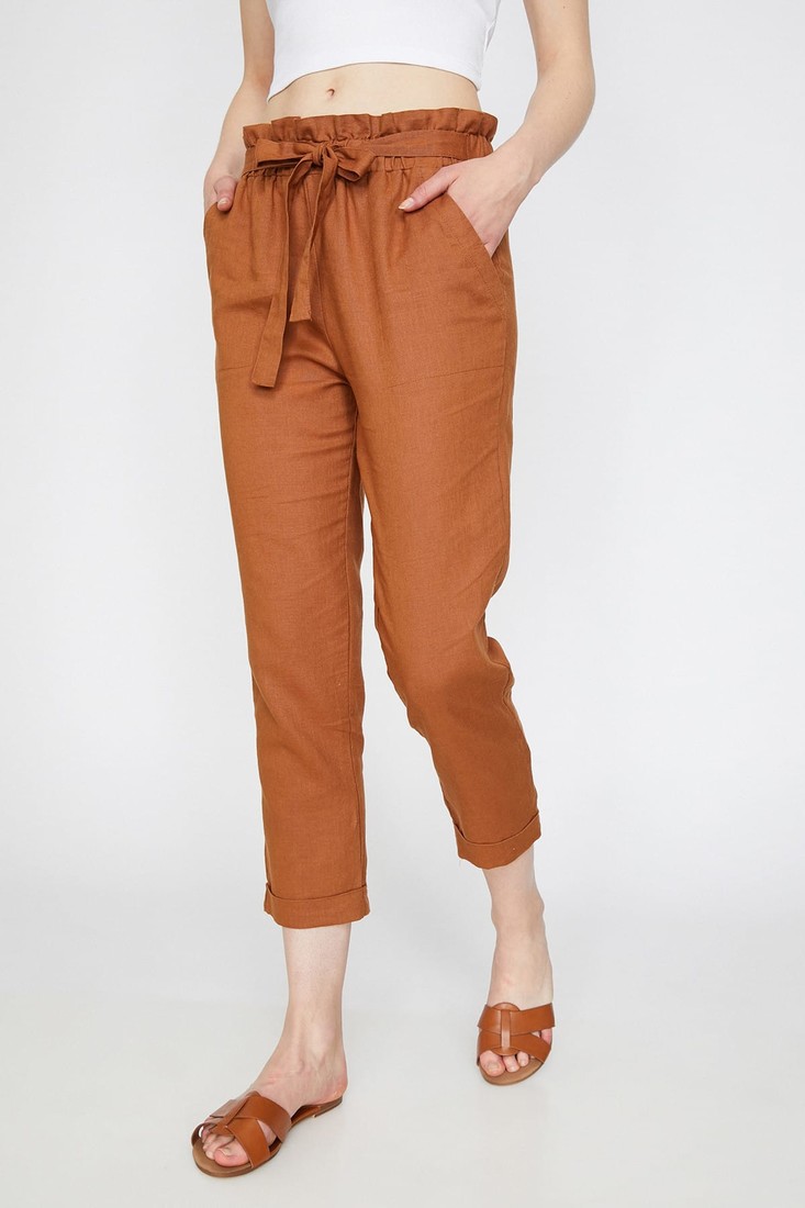 Koton Pants - Brown - Carrot pants