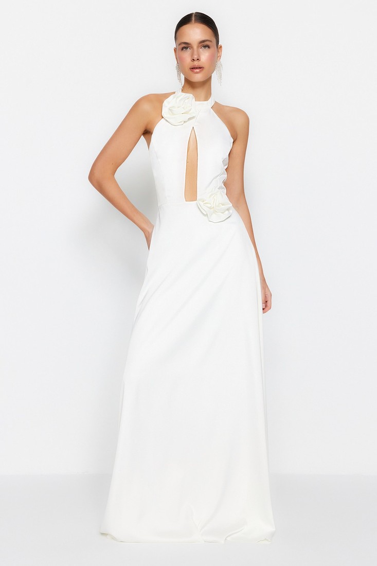 Trendyol Evening & Prom Dress - Ecru - A-line