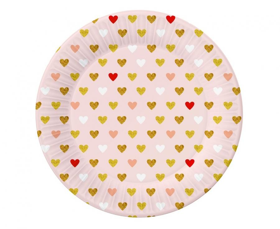 Godan Taniere - Xoxo ružové 18 cm 6 ks