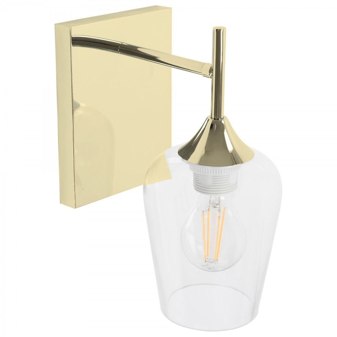 Nástěnná lampa Kinkiet V zlatá