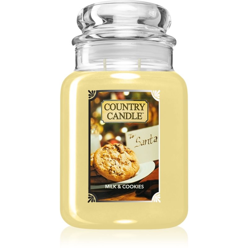 Country Candle Milk & Cookies vonná sviečka 689 g