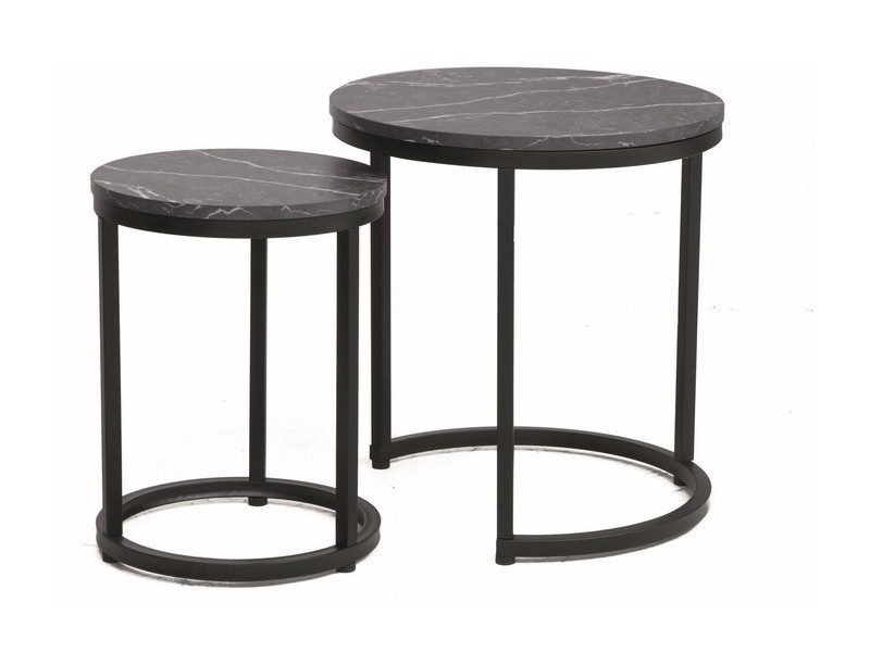 Konferenčný stolík 2 ks MILOS Signal Čierna