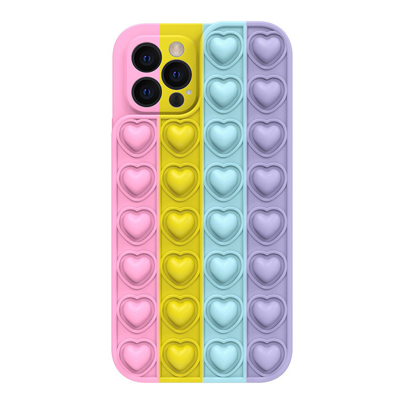 IZMAEL Apple iPhone 11 Heart Pop It puzdro  KP25330 multifarebná