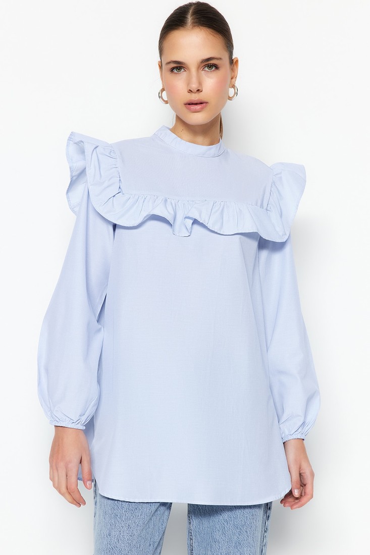 Trendyol Tunic - Blue - Regular fit