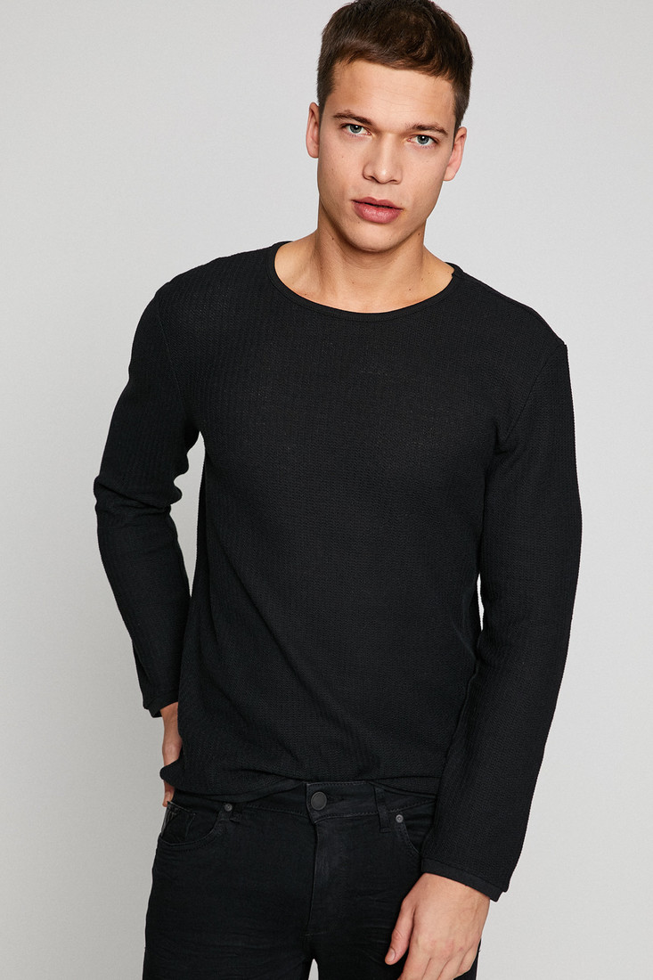 Koton Sweater - Black - Regular fit