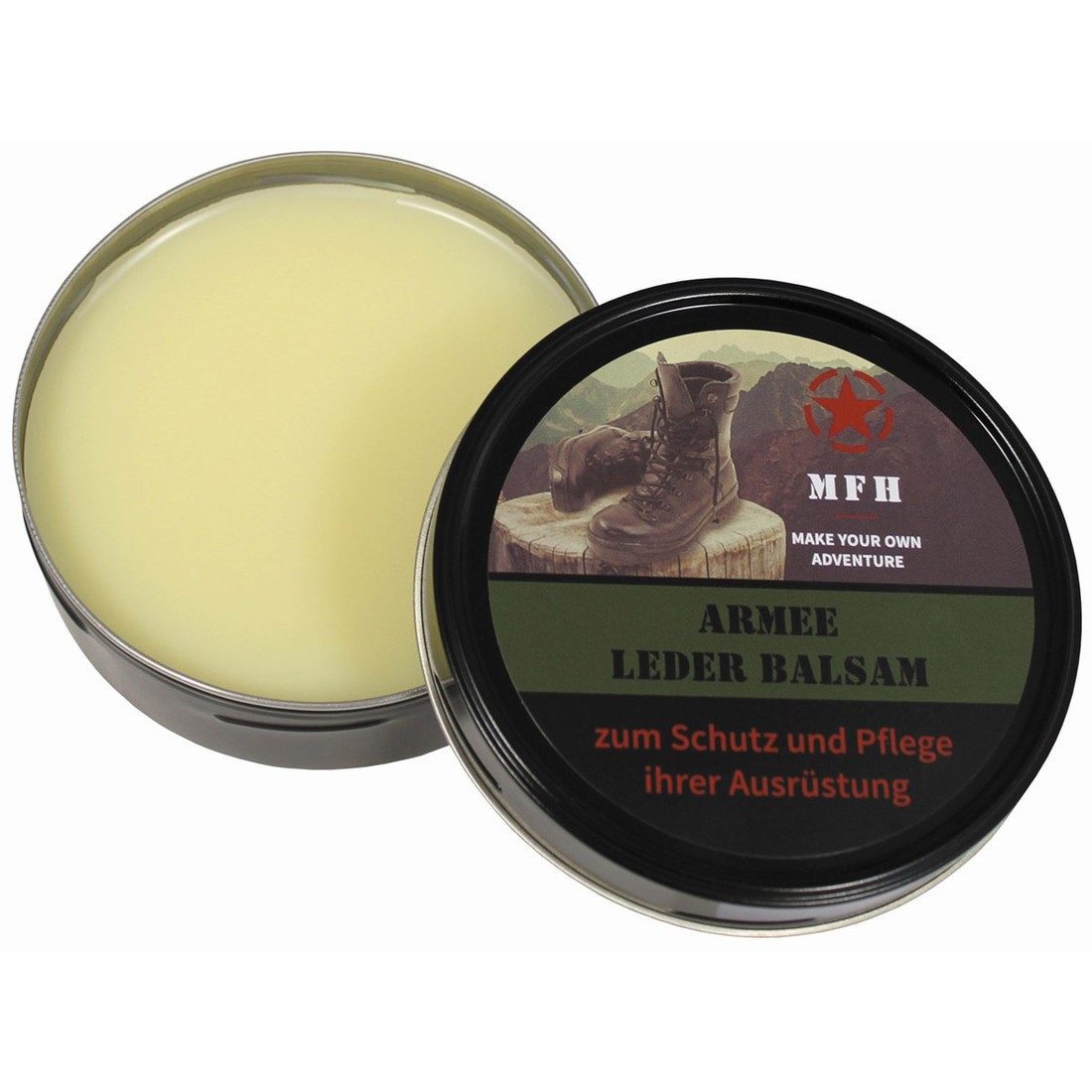 Krém na obuv MFH Army 150 ml - bezfarebný
