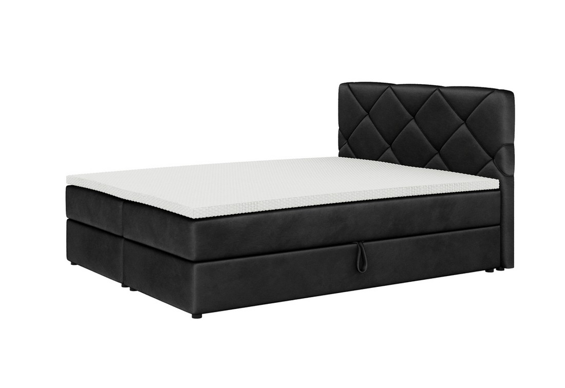 Expedo Čalúnená posteľ boxspring SCARLETT + topper, 160x200, itaka 15