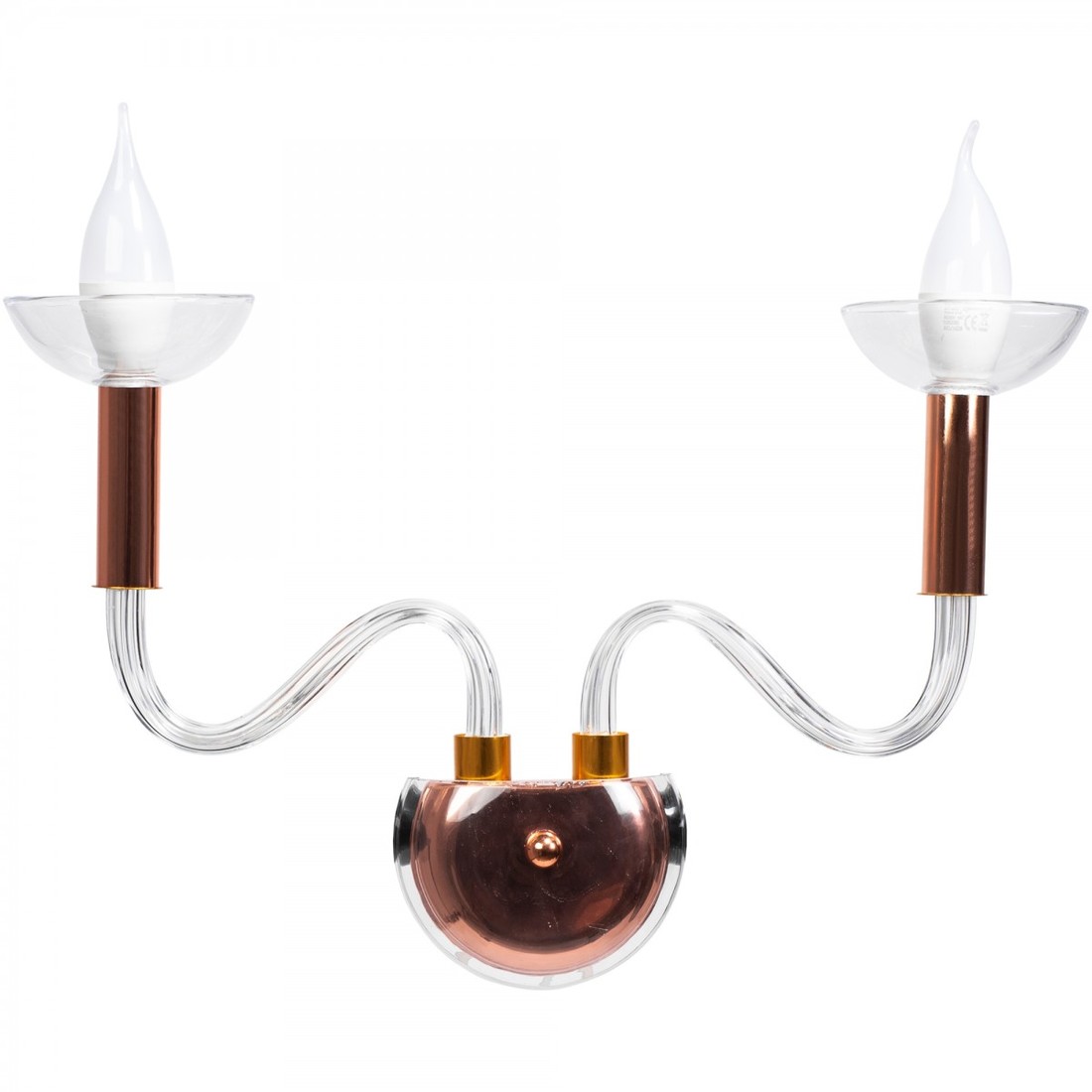 Nástěnná lampa Kinkiet Decor I bílá/zlatá