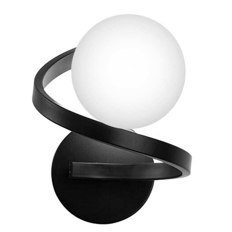 Nástěnná lampa KINKIET STYLE X černá