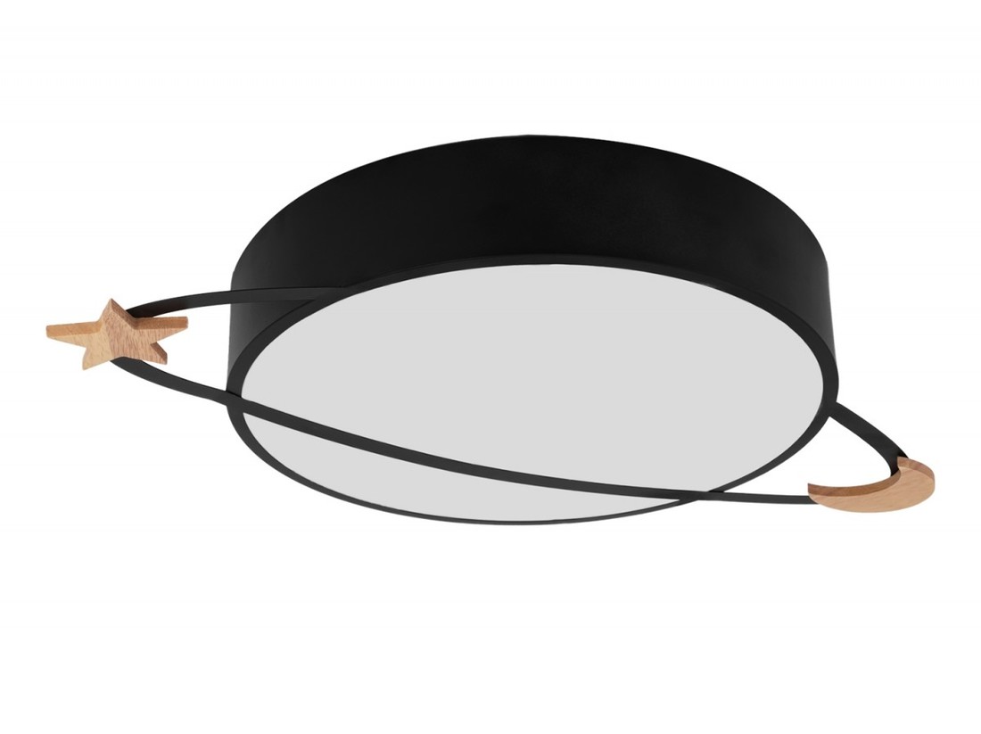 Stropní svítidlo Moon 52 cm černé