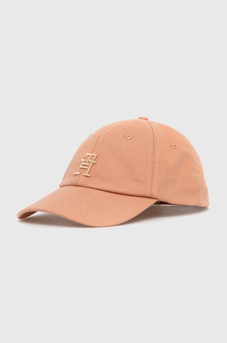 Bavlnená šiltovka Tommy Hilfiger jednofarebná