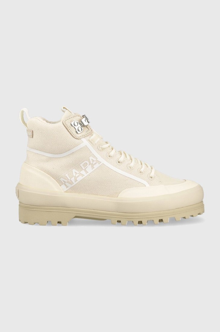 Tenisky Napapijri x Superga dámske, béžová farba