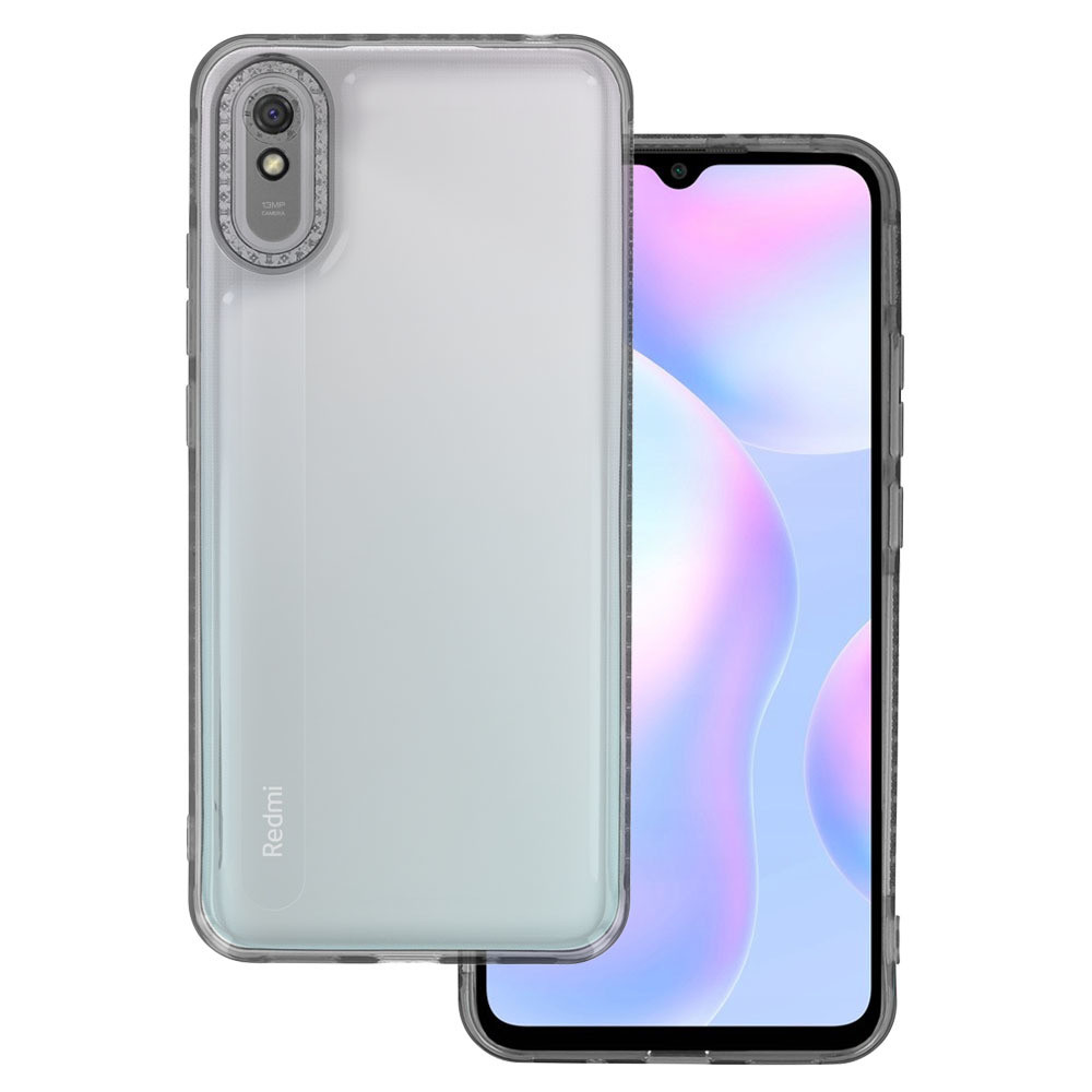 IZMAEL Xiaomi Redmi 9A Crystal diamond puzdro  KP25459 čierna
