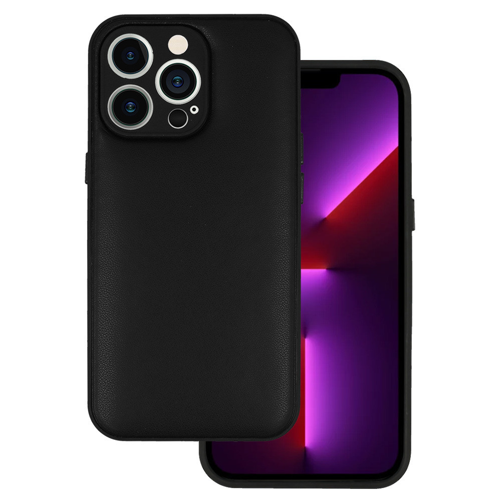 IZMAEL Xiaomi Redmi Note 9S Kožené 3D puzdro  KP25462 čierna