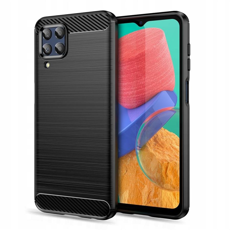Tech-Protect Samsung Galaxy M33 Puzdro Carbon Bush TPU  KP25583 čierna