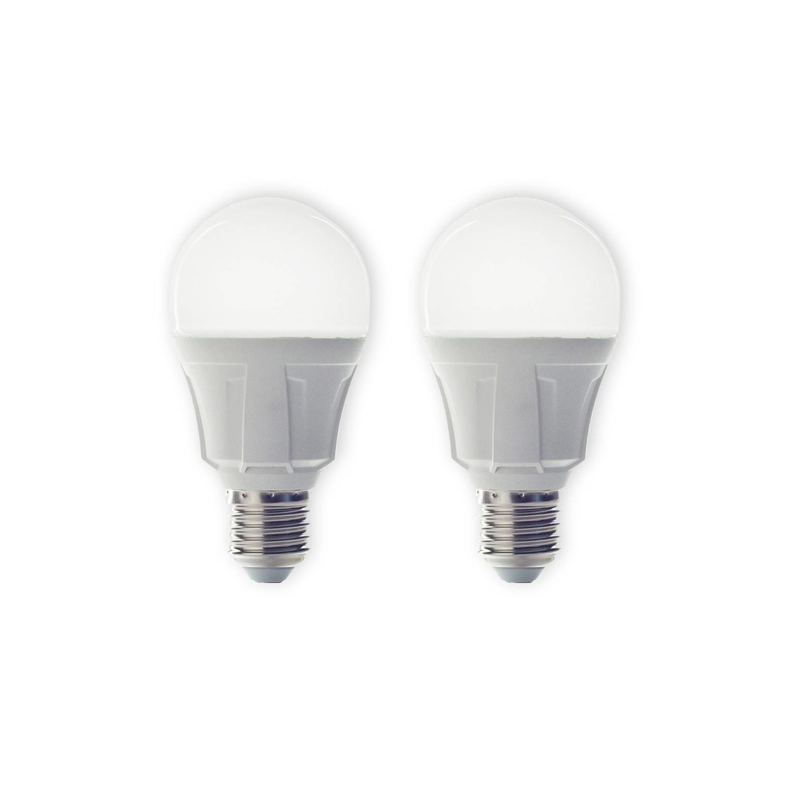 E27 8,5W 830 LED žiarovka teplá biela sada 2 kusov