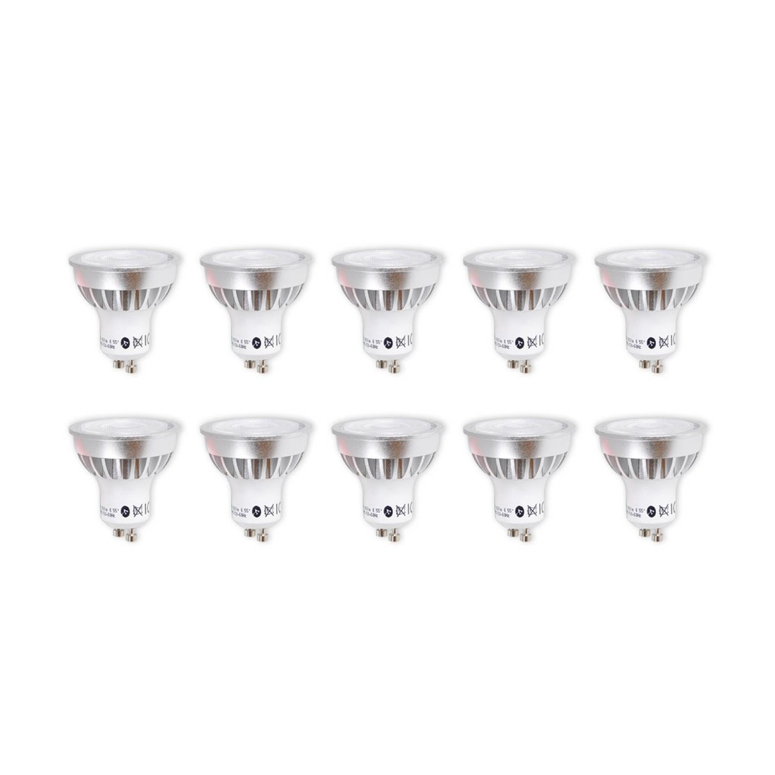 GU10 5W 830 LED reflektor 55° súprava 10 kusov