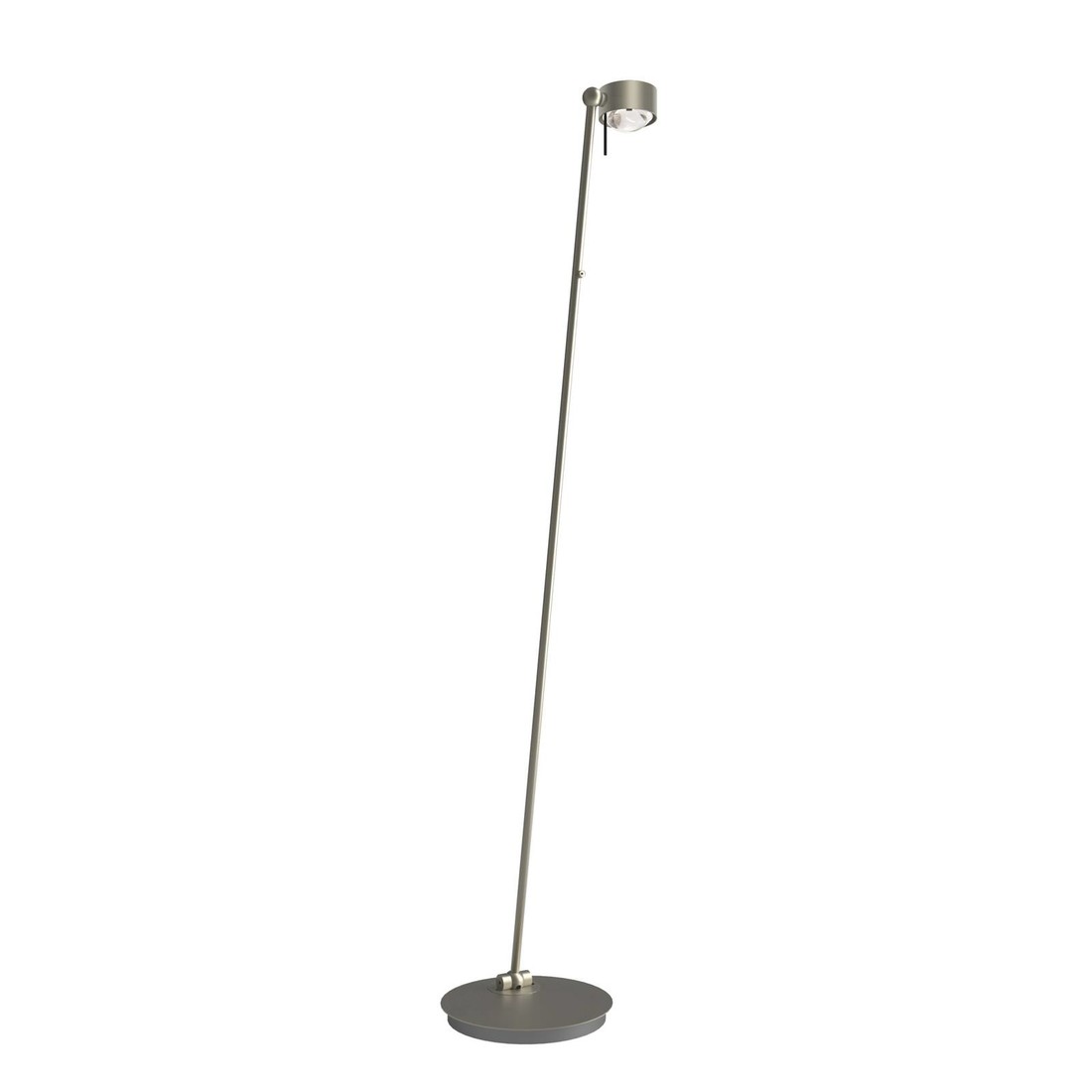 Puk! 80 Floor stojacia LED lampa nikel matná