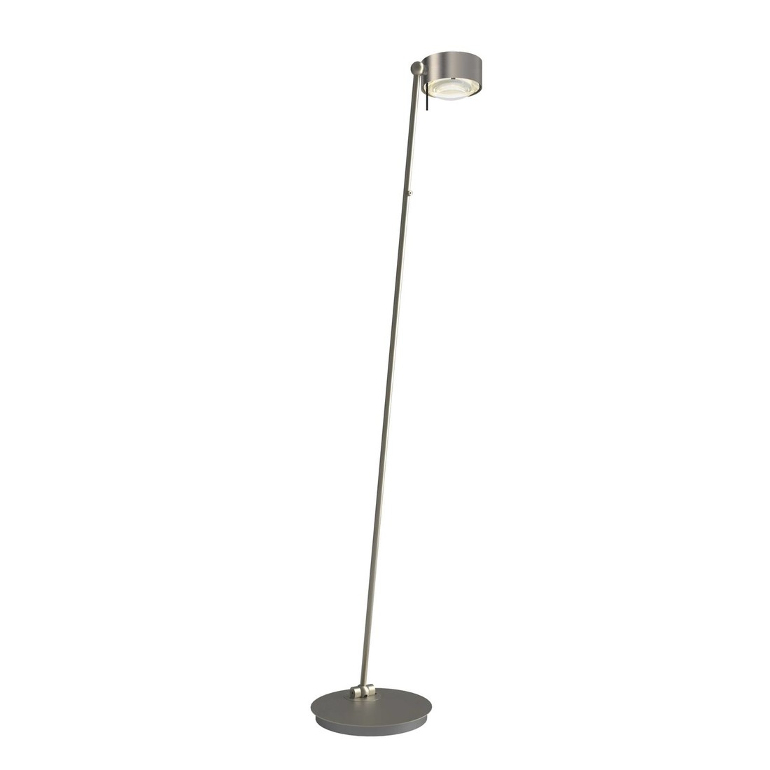 Puk! 120 Floor stojacia LED lampa nikel matná