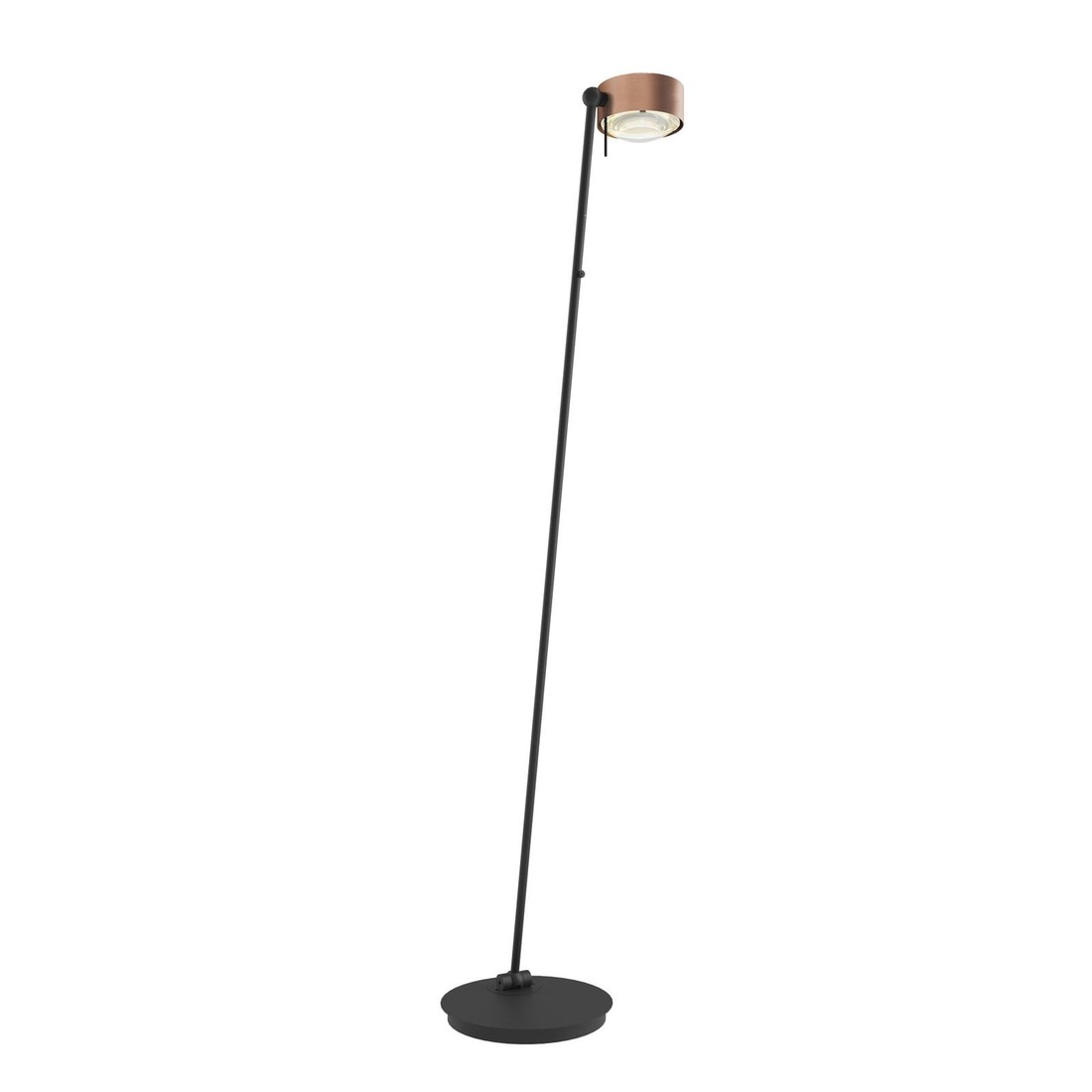 Puk! 120 Floor stojacia LED lampa medená brúsená