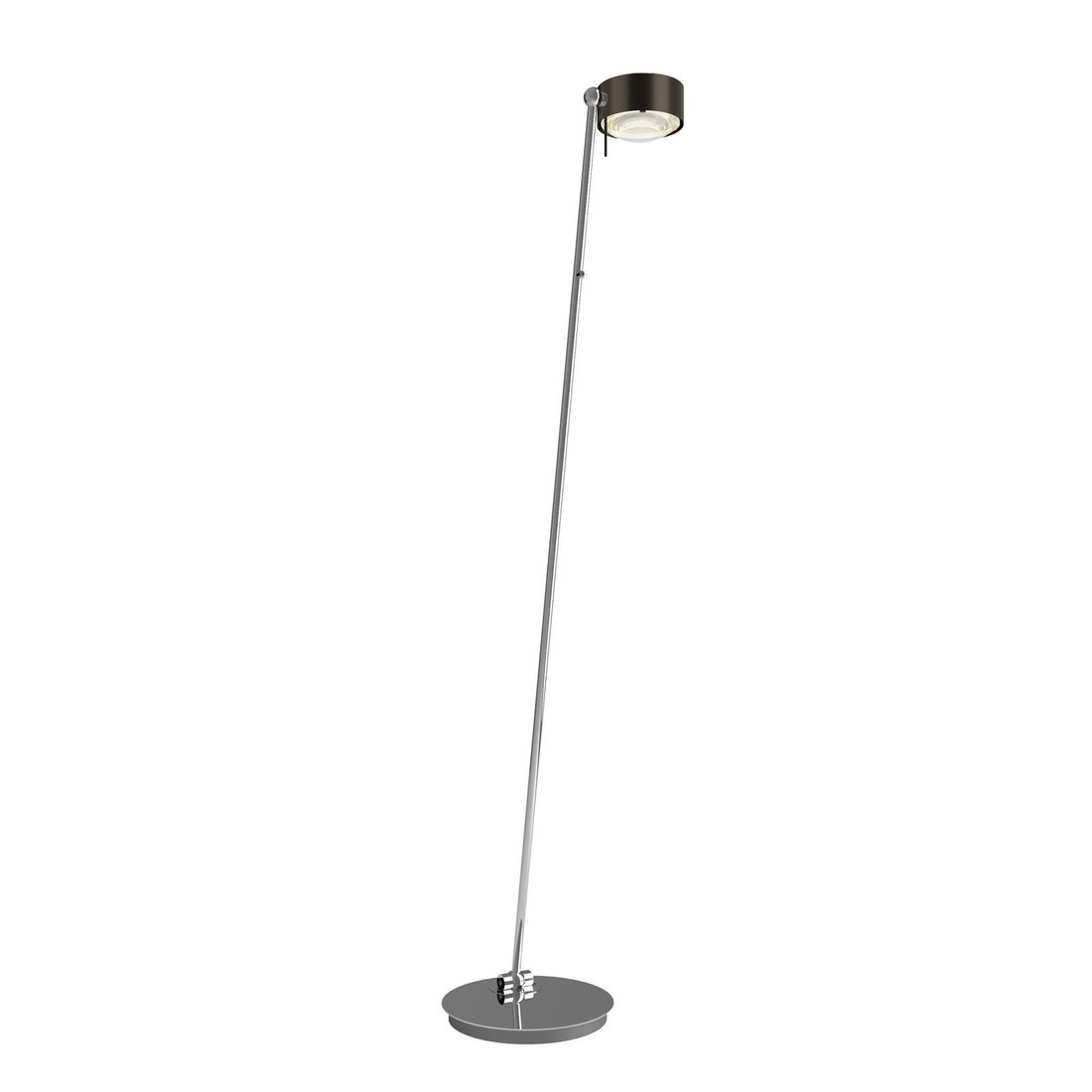Puk! 120 Floor stojacia LED lampa tmavohnedá