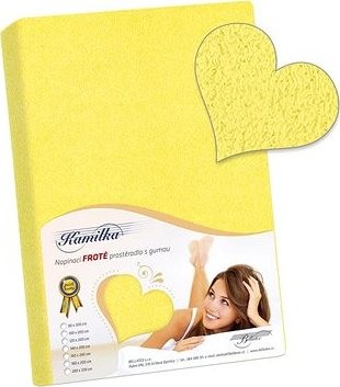 Bellatex Froté - 200 × 220 cm - žlutá