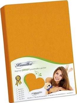 Bellatex Jersey - 180 × 200 cm - oranžová