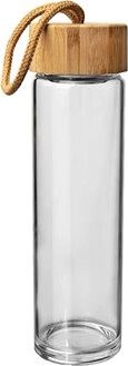 ORION Fľaša sklo/bambus viečko + sitko 0,45 l