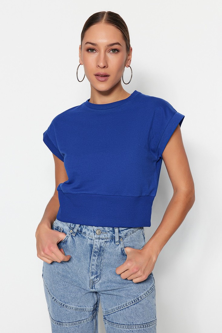 Trendyol Blouse - Navy blue - Slim fit