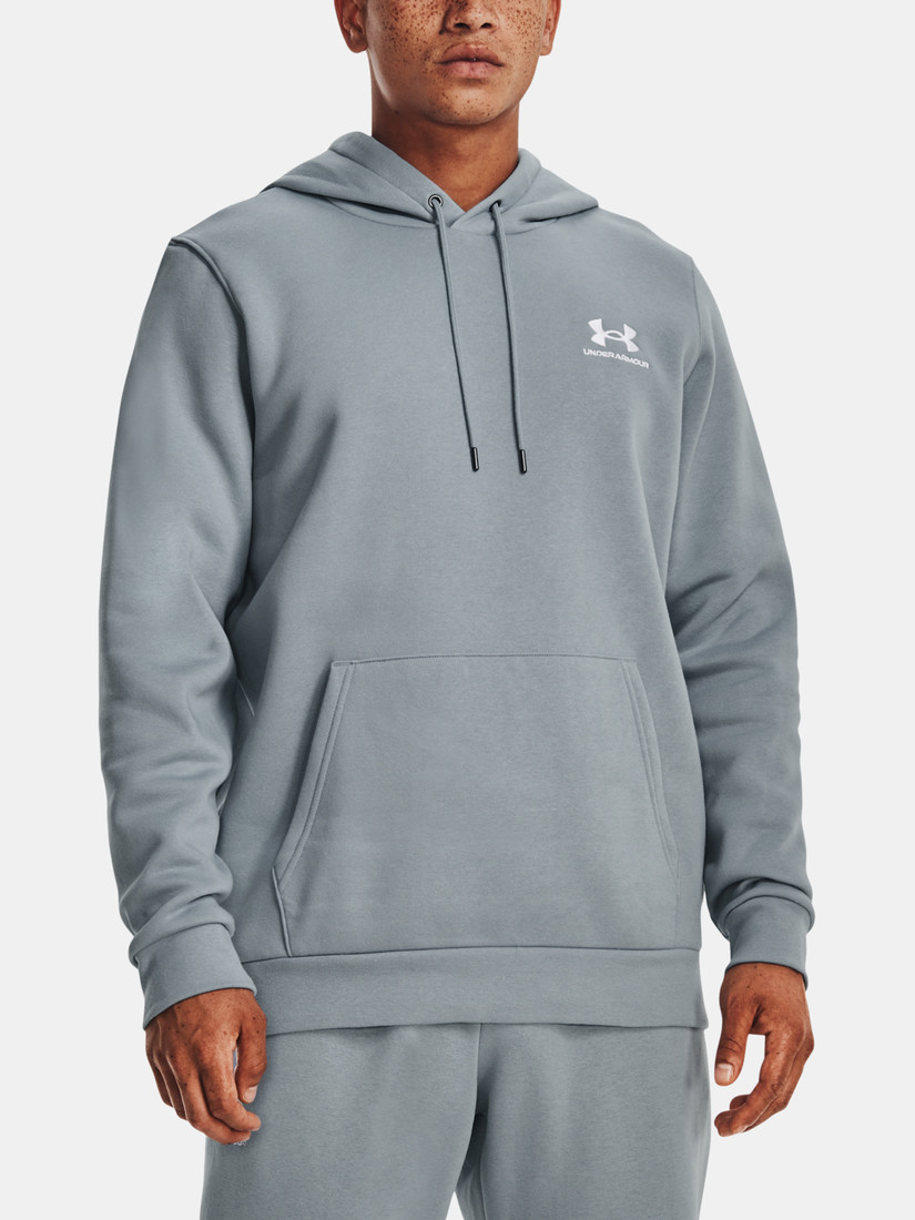 Under Armour Sweatshirt UA Essential Fleece Hoodie-BLU - Men
