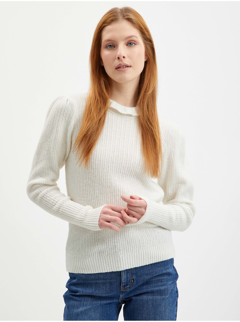 Orsay White Ladies Sweater - Women