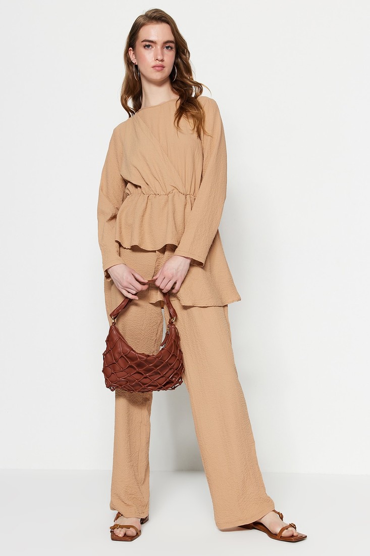 Trendyol Jumpsuit - Beige - Regular fit
