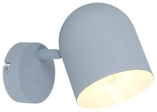 Nástenná lampa Azuro pre žiarovku E27 1x40w sivá mat.