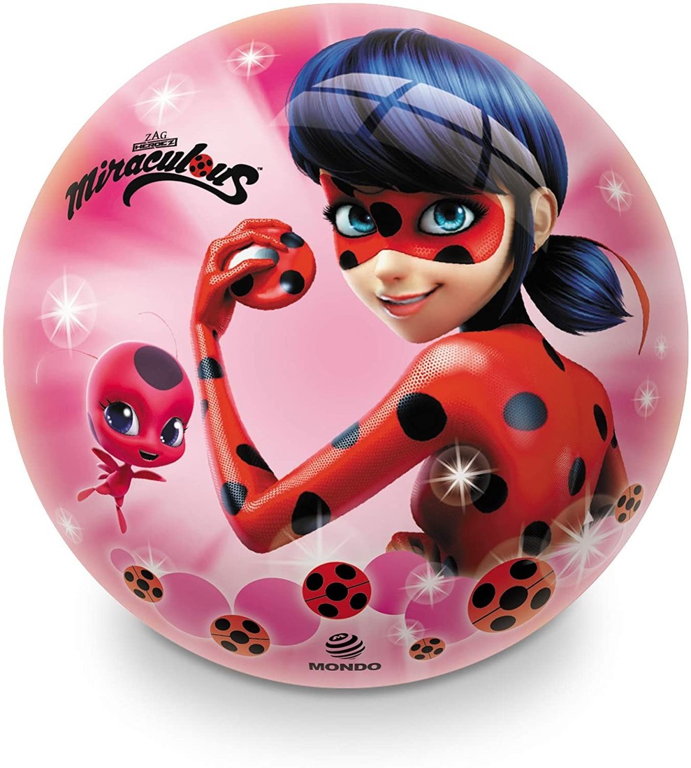 Lopta detská MONDO BIOBALL Miraculous Lady Bug 230 cm varianta: ružová
