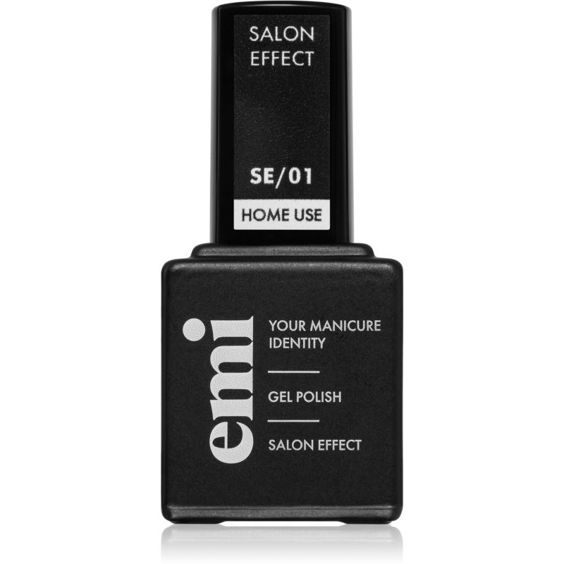 emi E.Milac Salon Effect gélový lak na nechty s použitím UV/LED lampy bílá 9 ml