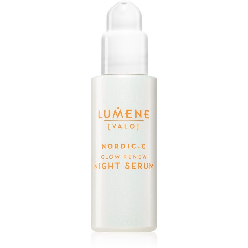Lumene VALO Nordic-C nočné sérum pre rozjasnenie a vyhladenie pleti 30 ml