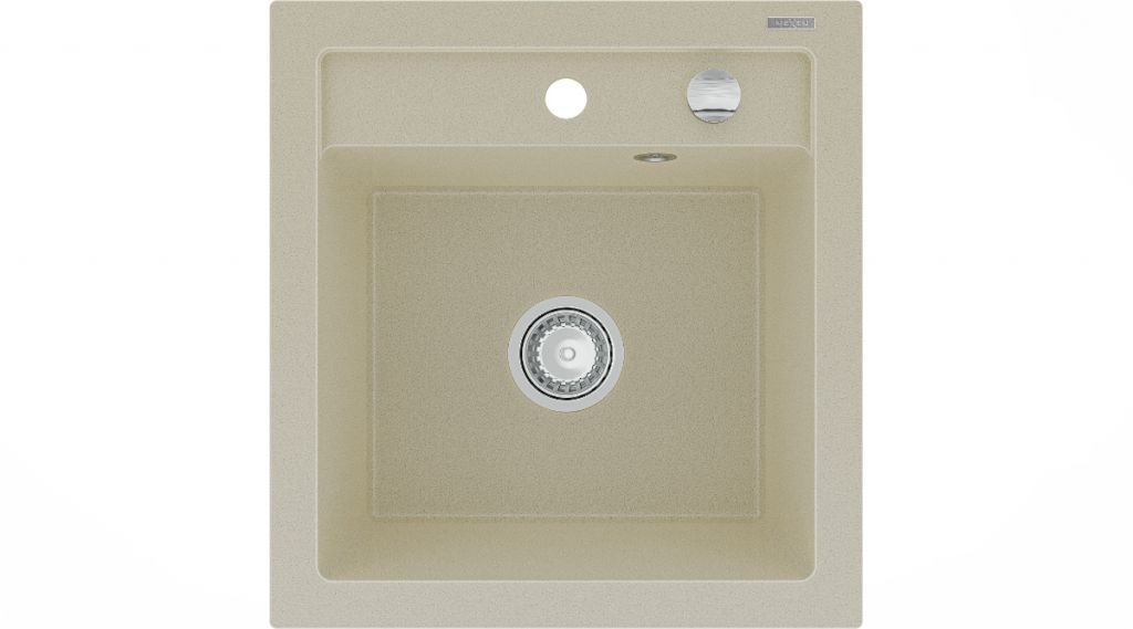 MEXEN MEXEN - Bunky Vito granitový drez 1 520x490 mm, béžová 6503521000-69