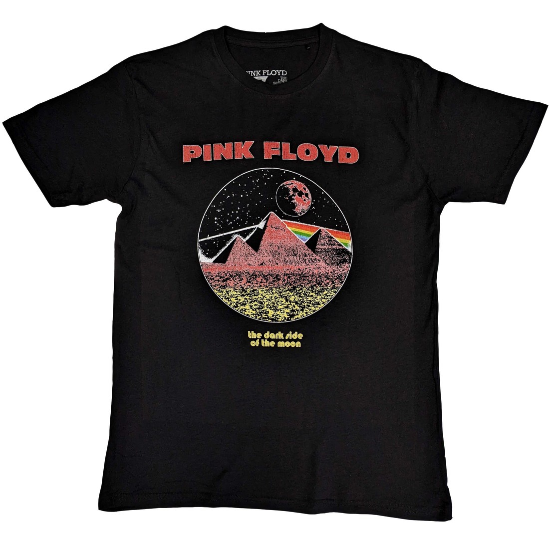 Pink Floyd tričko Vintage Pyramids Čierna S