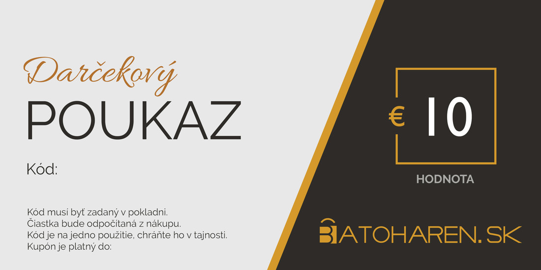 Darčekový poukaz 10 Eur