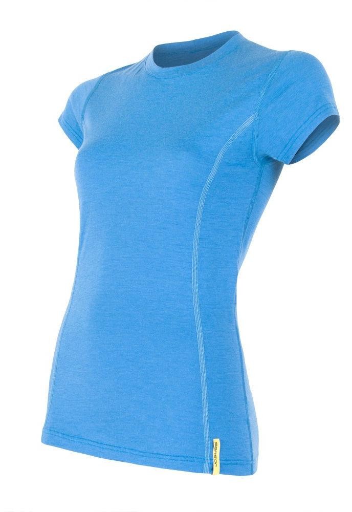 Sensor Merino Active dámské triko kr.rukáv modrá