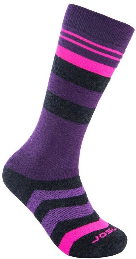 Sensor Ponožky Slope Merino černá/růžová/fialová