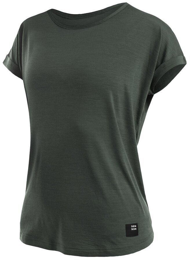 Sensor Merino Air traveller dámské triko kr.rukáv olive green