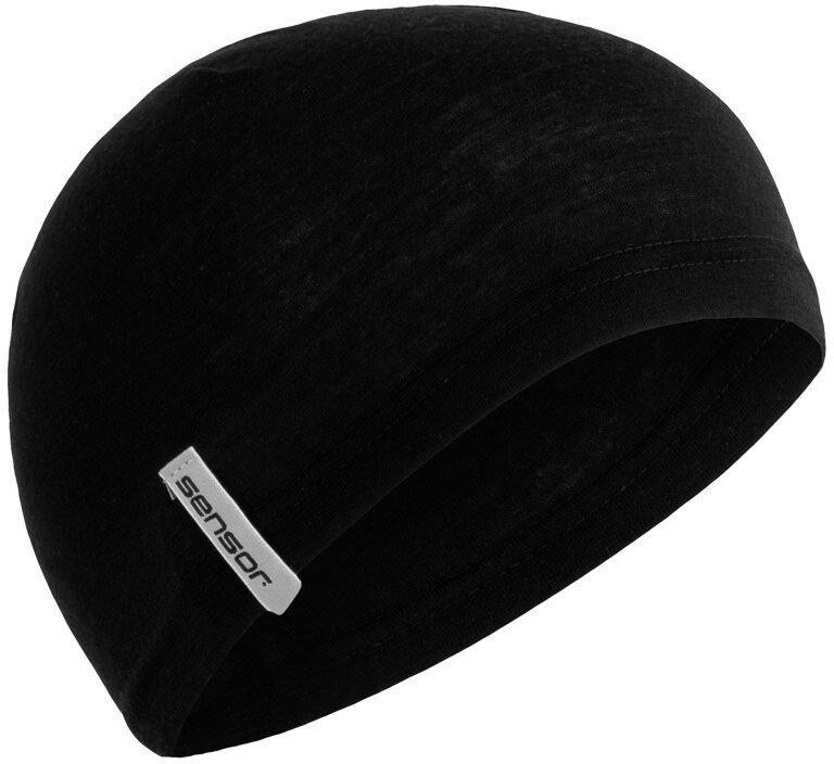 Sensor Čepice Merino Under černá